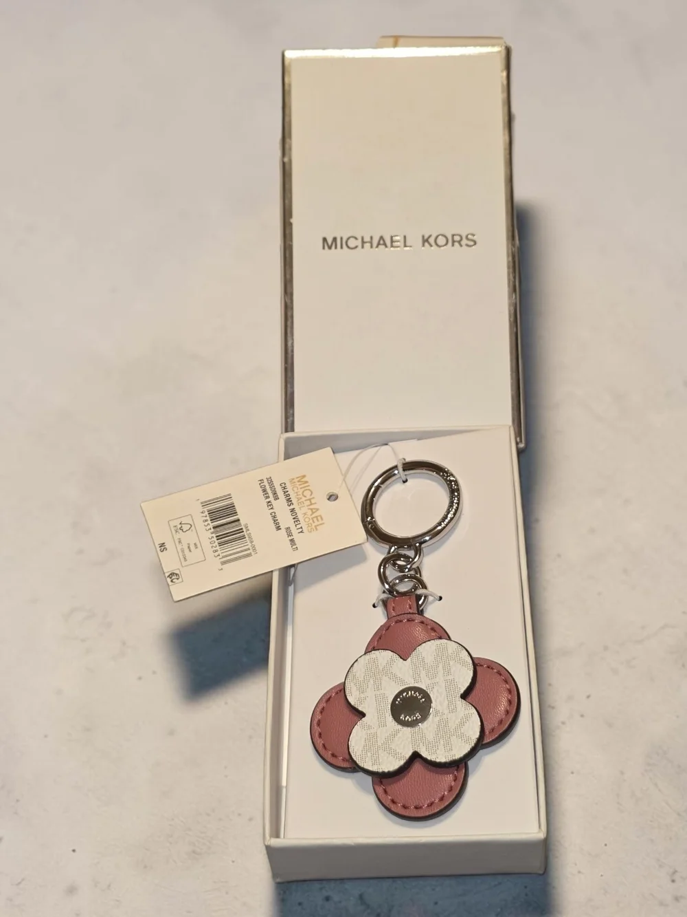 Michael Kors polished silver